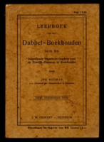 ECURY-023: Leerboek van het Dubbel-Boekhouden. Deel IV B, 5e Druk, 1938, Bouwman, Joh.
