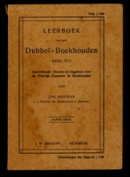 ECURY-024: Leerboek van het Dubbel-Boekhouden. Deel IV C, 5e Druk, Hilversum, J.W. Dikhoof, 1940., Bouwman, Joh.