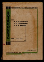 ECURY-025: Boekhouden. Deel I, 4e Druk, Groningen, P. Noordhoff N.V., 1937, Bouwhof, A.A.D., J.C. Lagerwerff, & J.H.A. Krediet