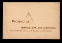 ECURY-044: Prospectus van het Instituut Saint Louis te Oudenbosch, Pensionaat St. Louis