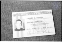 Badge U.S. Customs, Customs Inspector Charles W. Nielsen , Image # 11, BUVO