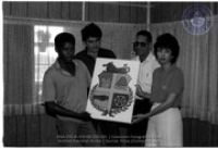 Alumnonan di John F. Kennedy School a traha escudo di Aruba- 17 di februari 1984, Image # 1, BUVO