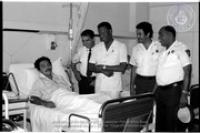 Diputado R.Zaandam a bishita Sr.Hubert Thiel na Hospital- 21 di februari 1984, Image # 6, BUVO