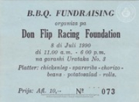 Historia di Don Flip Racing, image # 788, Fundraising: BBQ, 8 juli 1990, Don Flip Racing Team Aruba