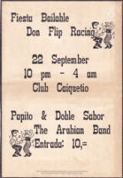 Historia di Don Flip Racing, image # 809, Fundraising: Fiesta Bailable, 22 september 1991, Don Flip Racing Team Aruba