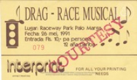 Historia di Don Flip Racing, image # 904, Drag Race: Drag Race Musical, hosted by Amstel Licores Aruba, 26 mei 1991, Don Flip Racing Team Aruba