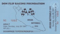 Historia di Don Flip Racing, image # 948, Drag Race: Aruba Nationals Budweiser Classic, hosted by Don Flip, 26-28 juli 1991, Don Flip Racing Team Aruba