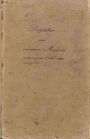 kol-0009: Register van verzonden missiven (brieven), 1845-1853