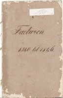 kol-0018: Facturenboek van verscheepte artikelen van de Kolonie Curacao naar het bestuur van Aruba, 1840-1846