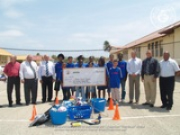 Ennia Insurance and Banco di Caribe kick-off the Ansary Foundation School Sports Project with a donation to St. Paulus in San Nicolas, image # 9, The News Aruba