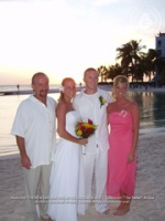 It was a picture perfect sunset wedding for Brianne and Zach at the Renaissance Beach Resort, image # 5, The News Aruba