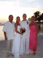 It was a picture perfect sunset wedding for Brianne and Zach at the Renaissance Beach Resort, image # 7, The News Aruba