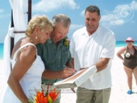 Sandy and Tom Sullivan mark their golden anniversary by renewing their vows amidst their 