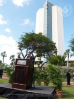 Raising the flag for the first time, Aruban dignitaries officially welcome the Westin Aruba Resort, image # 13, The News Aruba