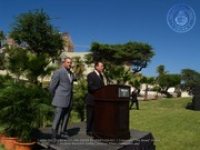 Raising the flag for the first time, Aruban dignitaries officially welcome the Westin Aruba Resort, image # 21, The News Aruba