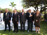 Raising the flag for the first time, Aruban dignitaries officially welcome the Westin Aruba Resort, image # 24, The News Aruba