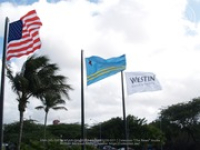 Raising the flag for the first time, Aruban dignitaries officially welcome the Westin Aruba Resort, image # 27, The News Aruba