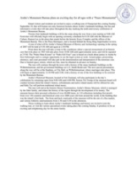 Aruba's Monument Bureau plans an exciting day for all ages with a "Paseo Monumental", original article, The News Aruba