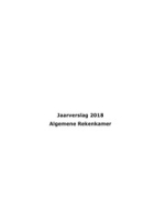Jaarverslag 2018 Algemene Rekenkamer Aruba, Algemene Rekenkamer Aruba