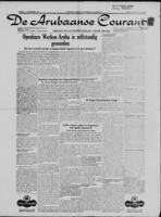De Arubaanse Courant (11 September 1951), Aruba Drukkerij