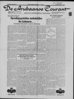 De Arubaanse Courant (20 September 1951), Aruba Drukkerij