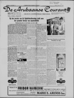 De Arubaanse Courant (22 September 1951), Aruba Drukkerij