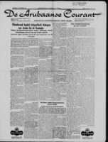 De Arubaanse Courant (27 September 1951), Aruba Drukkerij