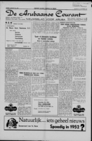 De Arubaanse Courant (10 December 1951), Aruba Drukkerij