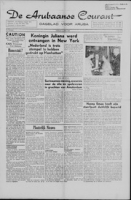 De Arubaanse Courant (8 April 1952), Aruba Drukkerij