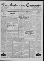 De Arubaanse Courant (9 Oktober 1952), Aruba Drukkerij