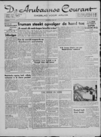 De Arubaanse Courant (6 November 1952), Aruba Drukkerij