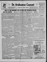 De Arubaanse Courant (29 December 1953), Aruba Drukkerij
