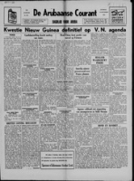 De Arubaanse Courant (25 September 1954), Aruba Drukkerij