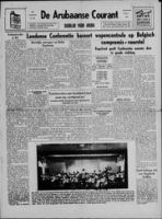 De Arubaanse Courant (30 September 1954), Aruba Drukkerij