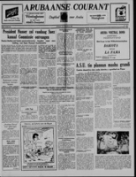 Arubaanse Courant (28 Augustus 1956), Aruba Drukkerij