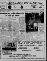 Arubaanse Courant (3 November 1962), Aruba Drukkerij