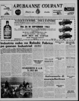 Arubaanse Courant (14 Augustus 1963), Aruba Drukkerij