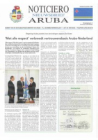 Noticiero Aruba (1996, nr. 06), Gabinete di Minister Plenipotenciario di Aruba