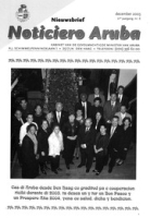 Noticiero Aruba (2003, nr. 06), Gabinete di Minister Plenipotenciario di Aruba