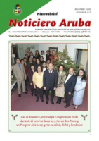 Noticiero Aruba (2006, nr. 06), Gabinete di Minister Plenipotenciario di Aruba