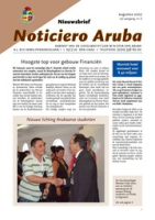 Noticiero Aruba (2007, nr. 06), Gabinete di Minister Plenipotenciario di Aruba