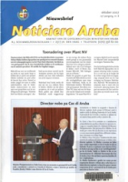 Noticiero Aruba (2007, nr. 08), Gabinete di Minister Plenipotenciario di Aruba