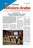 Noticiero Aruba (2012, nr. 01), Gabinete di Minister Plenipotenciario di Aruba