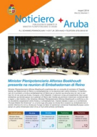 Noticiero Aruba (2014, nr. 01), Gabinete di Minister Plenipotenciario di Aruba