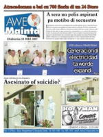 Awe Mainta (18 Mei 2007), The Media Group