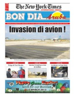 Bon Dia Aruba (23 Maart 2013), Caribbean Speed Printers N.V.