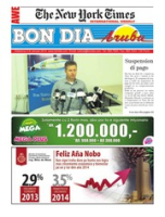 Bon Dia Aruba (3 Januari 2014), Caribbean Speed Printers N.V.