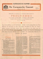 De Curaçaosche Courant (Donderdag 13 October 1955) - Buitengewoon nummer, Regering van de Nederlandse Antillen