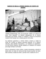 Barco di bela a perde banda di costa di Aruba, Kock, Adolf (Dufi)