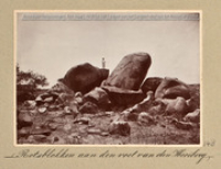 'Rotsblokken aan den voet van den Hooiberg' (Koninklijke Verzamelingen, Den Haag, 'Album van de Nederlandse Antillen', FA-0714), Array